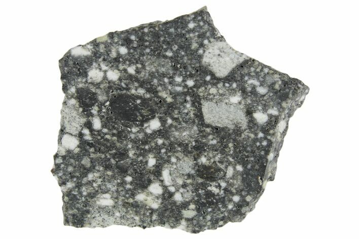 Polished Lunar Meteorite ( g) Slice - Aridal #360147